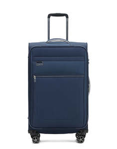 Clearance: Tosca 70cm-H Navy Vega Collection luxury softside checked trolley luggage TCA720B