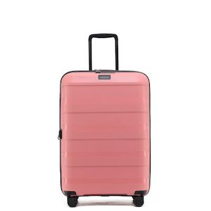 Tosca Comet: Tosca 67cm Comet Coral Hard side Polypropylene checked trolley case TCA200B