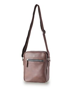 Tosca Vegan leather Cross Body Shoulder bag VG015-Chocolate