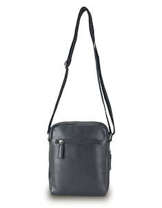 Tosca Vegan leather Cross Body Shoulder bag VG016-Black