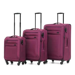 Tosca Sky-Runner Collection Soft side trolley cases Full-set 78cm/68cm/55cm TCA228 Velvet