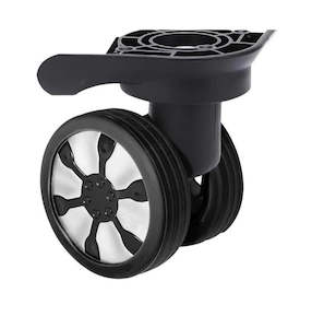 8 Tosca Silicone Wheel Covers - protect your trolley cases wheels TCA062-Black