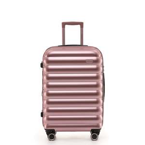 Checked Luggage: Tosca Como Collection 67cm Polycarbonate trolley case TCA255B-Rose Gold