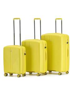 Frontpage: Tosca F-Lite Collection Polypropylene Full set 77/65/54cm Trolley cases TCA846-Yellow