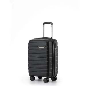 Carryon Luggage: The New Zealand Luggage Co Pilot Collection 55cm Polypropylene carry-on trolley case NZ005C Black