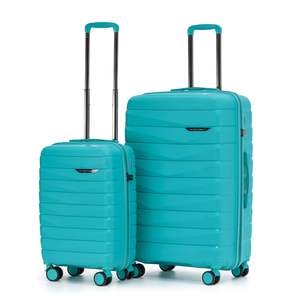New Zealand Luggage Pilot Collection 2-Pce Polypropylene Trolley set 76/55cm Tro&hellip;