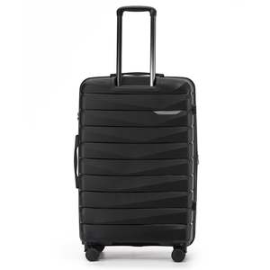 The Nz Luggage Company: The New Zealand Luggage Co Pilot Collection 66cm Polypropylene Checked Trolley case NZ005B-Black