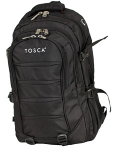 Backpacks: Tosca Black-50cm-H extra-large 40 litre multi compartment Back Pack TCA700-Black