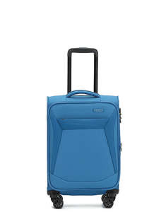 Clearance: Tosca 53cm-H Aviator 2.0 soft-side carry-on trolley luggage TCA805C Bjorn Blue