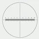 Reticule for 10X Eyepiece - Measuring scale for microscope eyepiece