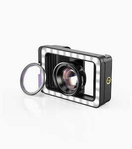 Mobile Phone Lenses: APEXEL Macro Lens HD 100MM with LED Light (40mm - 70mm Range)