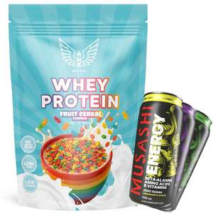 Products: Black Friday GWP - 1 x Fruit Cereal Whey, 3 x Energy Can