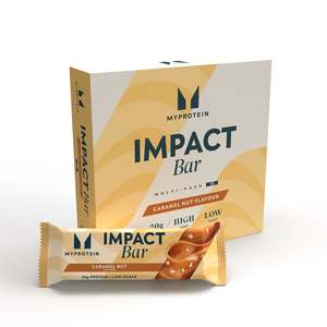protein bars / snacks: MyProtein Impact Protein Bar