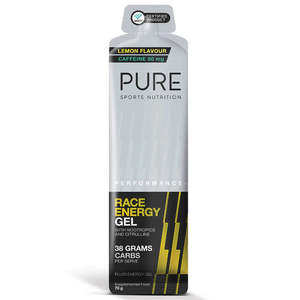 energy gels: PURE Performance + Race Energy Gels