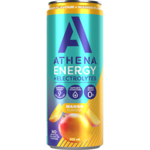 energy drinks (RTDs): Athena Energy + Electrolytes Drink