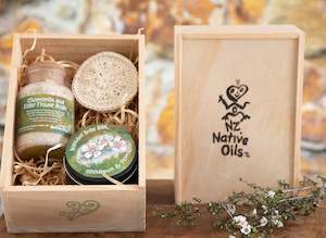 Gift Sets: Adzuki Massage Bar & Bath Salts Gift Box