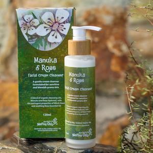 Manuka and Rose Daily Skin Cream Cleanser For Sensitive & Acne Prone Skin 120ml