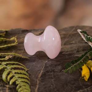 Facial Rollers: Rose Quartz Massage Pressure Point Tool