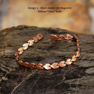 Healing Energy Magnetic 100% Linked Copper Anklets & Bracelets