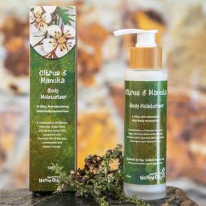 Mature Skin Rosacea Age Spots: Citrus and Manuka Body Moisturiser 120ml
