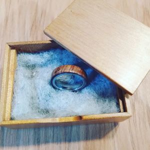 NZ Kauri Ring Box ( Repurposed - Limited Supply ) - NZ NATIVE WOOD RINGS