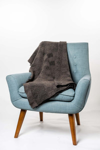 Jacquard Possum Merino Silk Throw KORU