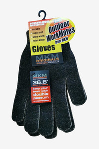 Gloves, Arm & Leg Warmers: Possum Wool Polypropylene Work Gloves MKM ORIGINALS