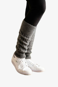 Gloves, Arm & Leg Warmers: Cable Possum Merino Wool Leg Warmers KORU