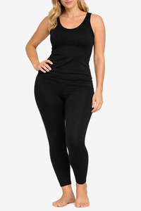 For Cosy Nights: Womens Rib Merino Leg Liner NZNC