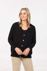 Products: Relaxed Possum Merino Cardigan NATIVE WORLD