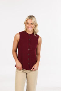 Products: Sleeveless Cardigan NATIVE WORLD