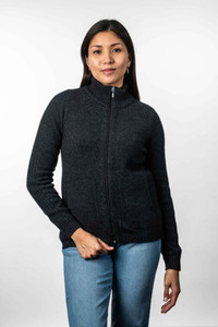 Swanndri Women's: Rib Detail Possum Merino Silk Jacket