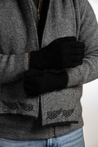 Products: Possum Merino Silk Plain Gloves NZNC