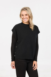 Side Button Vest NATIVE WORLD