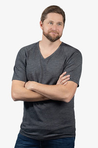 Best Sellers: Merino Wool Short Sleeve Vee Neck Base Layer Top NZNC