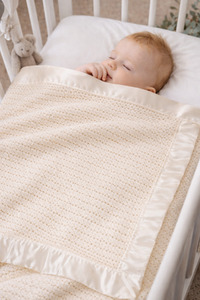 Homewares: Baby Thermalweave Cot Blanket SWANNDRI