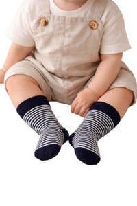 For Kids: Stripe Merino Wool Baby Socks NORSEWEAR