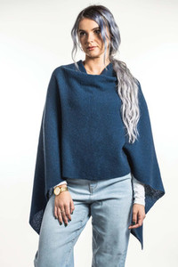 Brands: Two Way Possum Merino Silk Poncho KORU