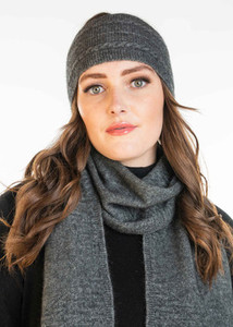Cable Possum Merino Wool Headband KORU