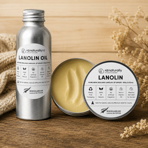 Bundle 5: 1x 100g EP Grade Lanolin, 1x 100ml EP Grade Lanolin Oil