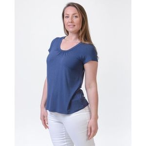 Products: Bamboo Relaxed Gathered Top - New Zealand Nature