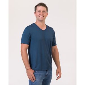 Products: Men's Bamboo V-Neck T-Shirt - New Zealand Nature