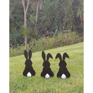 Bunny Family Garden Stakes - New Zealand Nature