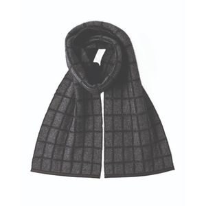 McDonald Possum Merino Check Scarf - New Zealand Nature