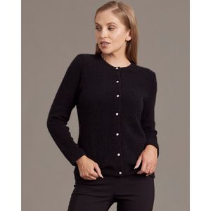 McDonald Possum Merino Crystal Button Cardigan - New Zealand Nature