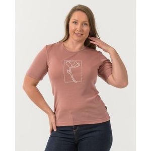 Bay Road Merino Magnolia Tee - New Zealand Nature