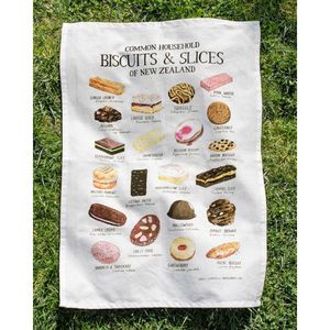 Products: New Zealand Biscuits Tea Towel - New Zealand Nature
