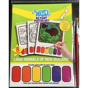 Products: New Zealand Paint Poster Books - New Zealand Nature