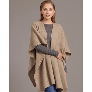 McDonald Possum Merino Split Front Wrap - New Zealand Nature