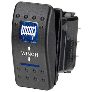Narva Rocker Switch Winch In/Out - Momentary On/Off